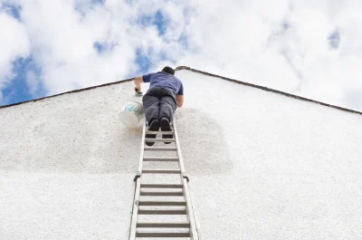 Peinture extérieure à Landeleau — façades et ravalement